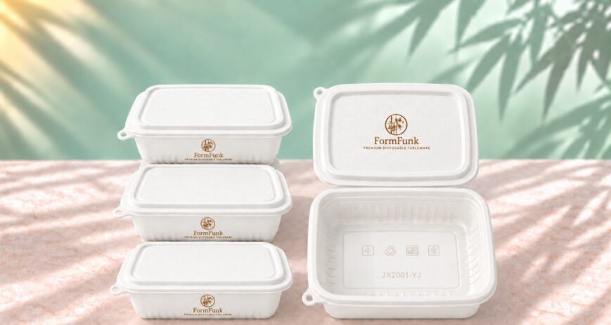 Compartment Meal Box with Lid